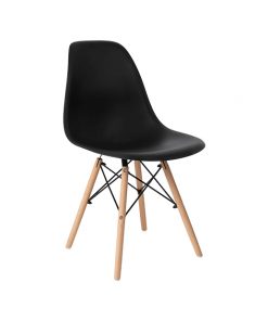 Ghế ăn eames đen hàng nhập khẩu