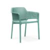 Ghế nhựa cao cấp Net chair màu xanh lá bạc